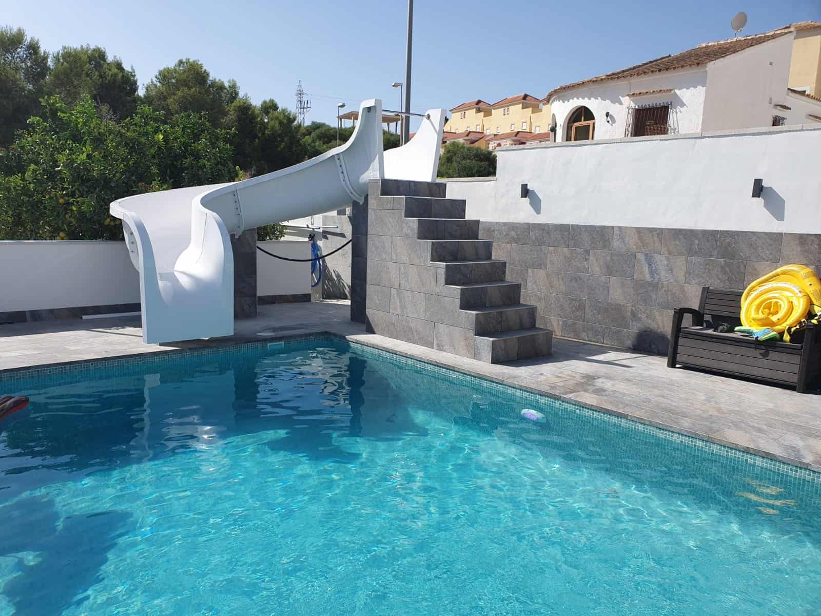 fitted pool slide